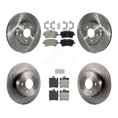 Front Rear Semi-Metallic Pad & Brake Rotors Kit For Mercedes-Benz C280 C240 CLK350 CLK320 K8A-102522