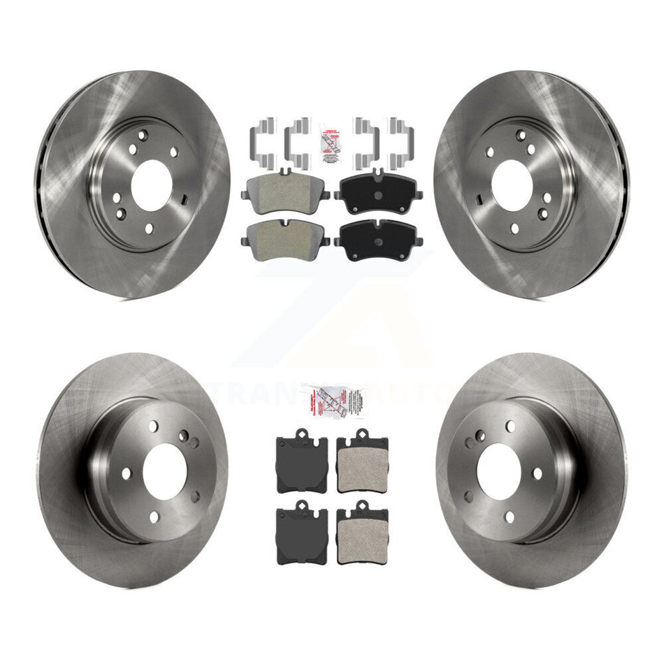 Front Rear Semi-Metallic Pad & Brake Rotors Kit For Mercedes-Benz C280 C240 CLK350 CLK320 K8A-102522