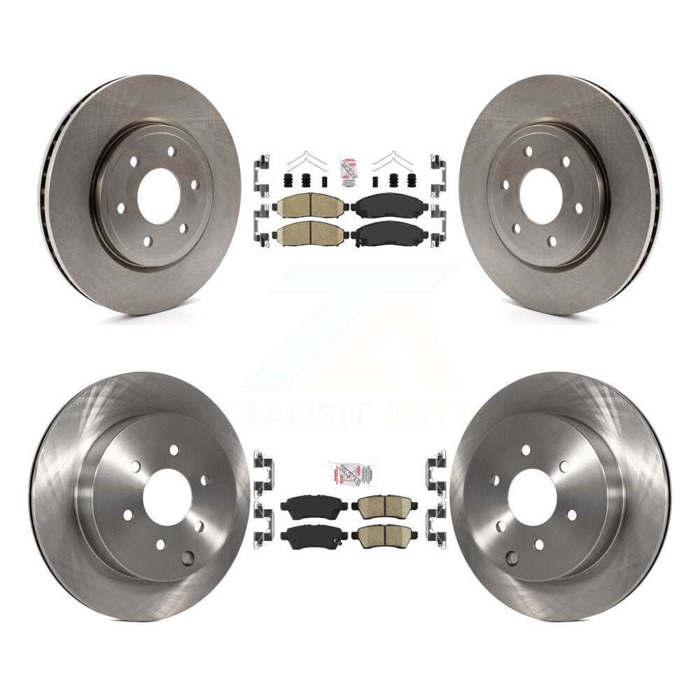 Front Rear Ceramic Pads And Disc Brake Rotors Kit For Nissan Pathfinder K8A-102533