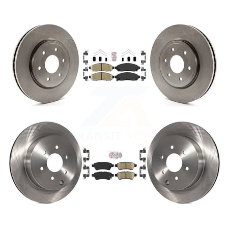Front Rear Ceramic Pads And Disc Brake Rotors Kit For Nissan Pathfinder K8A-102533