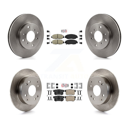 Front Rear Ceramic Pads And Disc Brake Rotors Kit For Honda Accord Acura CL K8A-102536