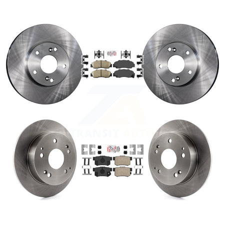 Front Rear Ceramic Pads And Disc Brake Rotors Kit For 1998-2002 Honda Accord 3.0L K8A-102538