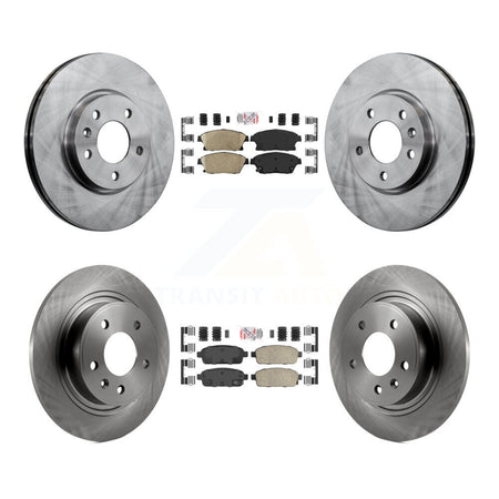 Front Rear Ceramic Pad Disc Brake Rotor Kit For Chevrolet Cruze Buick Verano Orlando Volt K8A-102539