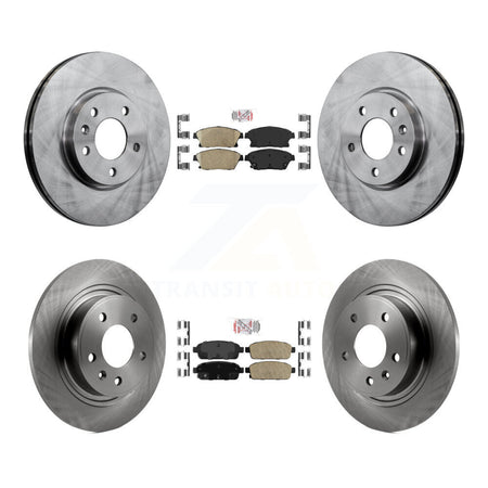 Front Rear Ceramic Pad Disc Brake Rotor Kit For Chevrolet Cruze Buick Verano Orlando Volt K8A-102542