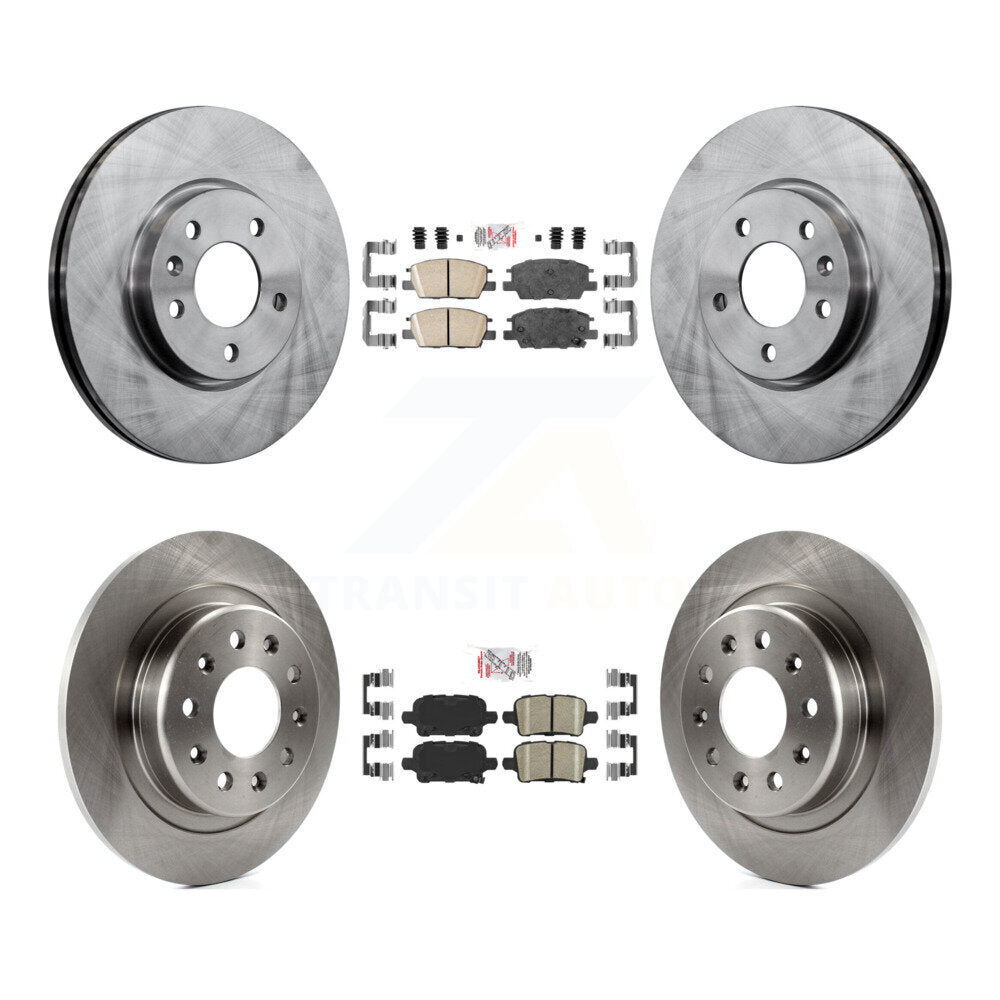 Front Rear Ceramic Pad And Brake Rotor Kit For Chevrolet Equinox GMC Terrain Malibu Buick K8A-102550