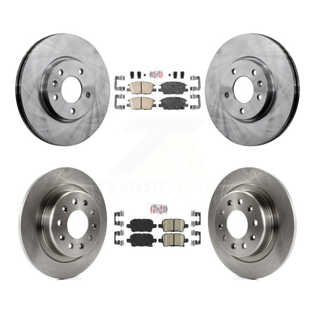 Front Rear Ceramic Pad And Brake Rotor Kit For Chevrolet Equinox GMC Terrain Malibu Buick K8A-102550