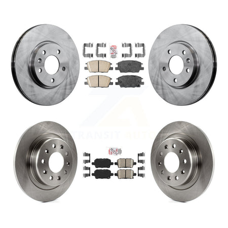 Front Rear Ceramic Pad And Disc Brake Rotors Kit For Chevrolet Equinox GMC Terrain Malibu K8A-102551