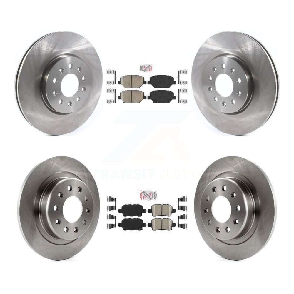 Front Rear Ceramic Pad Disc Brake Rotor Kit For Chevrolet Equinox GMC Terrain Buick Regal K8A-102554
