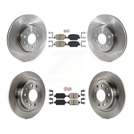 Front Rear Ceramic Pad Disc Brake Rotor Kit For Chevrolet Equinox GMC Terrain Buick Regal K8A-102554