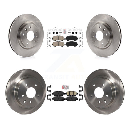 Front Rear Ceramic Pads And Disc Brake Rotors Kit For Nissan Rogue Sport Qashqai K8A-102564