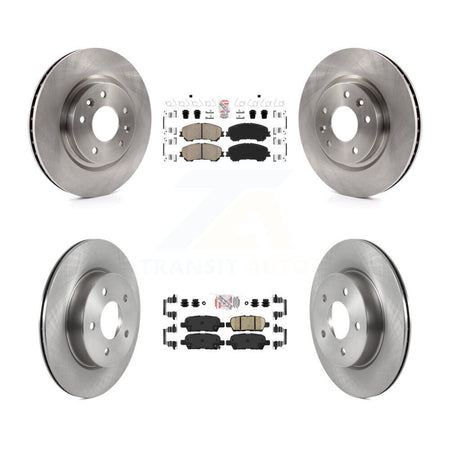Front Rear Ceramic Pads And Disc Brake Rotors Kit For Nissan Qashqai Rogue Sport K8A-102567