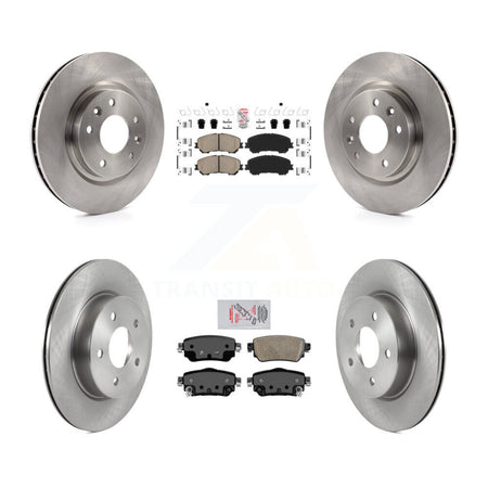 Front Rear Ceramic Pads And Disc Brake Rotors Kit For Nissan Rogue Sport Qashqai K8A-102569