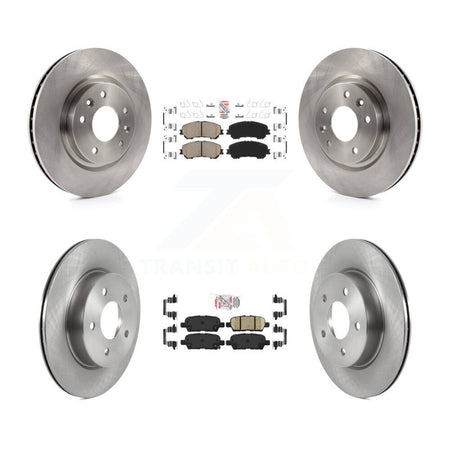 Front Rear Ceramic Pads And Disc Brake Rotors Kit For Nissan Qashqai Rogue Sport K8A-102572