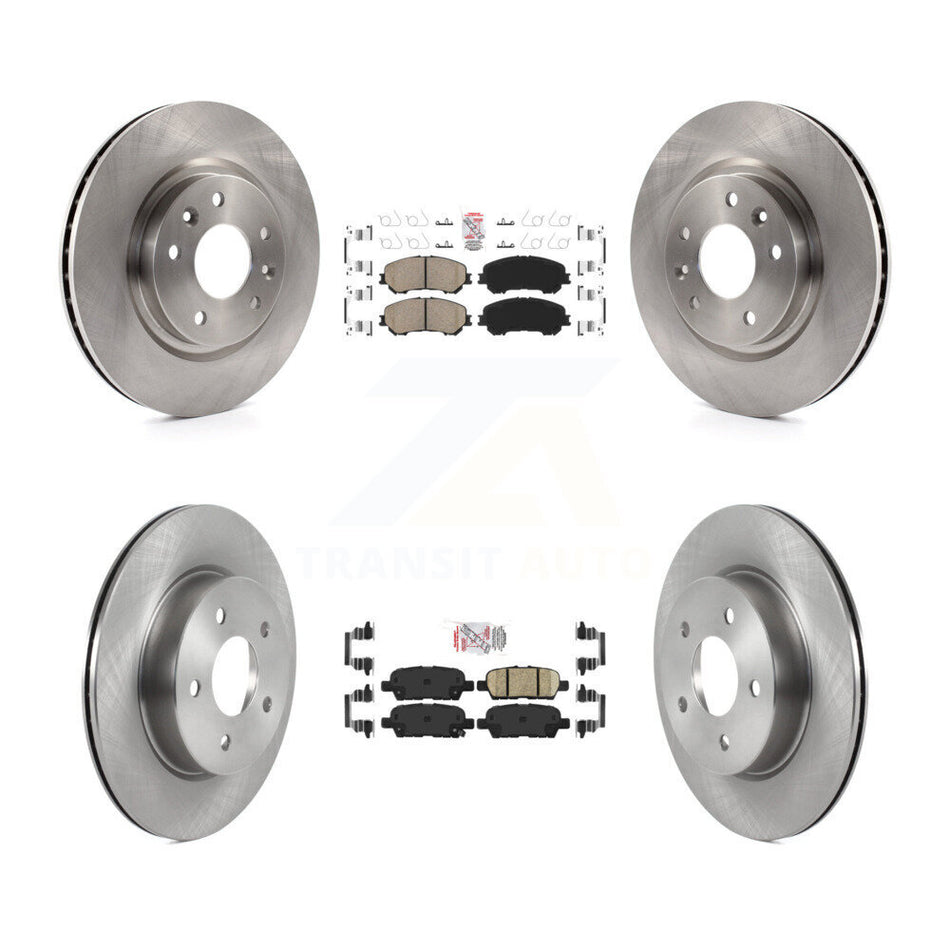 Front Rear Ceramic Pads And Disc Brake Rotors Kit For Nissan Qashqai Rogue Sport K8A-102572