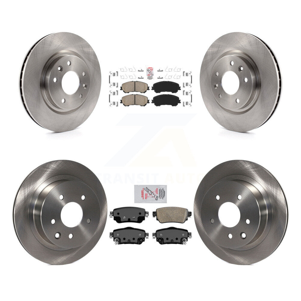 Front Rear Ceramic Pad Brake Rotor Kit For Nissan Rogue Sport With Electric Parking K8A-102574