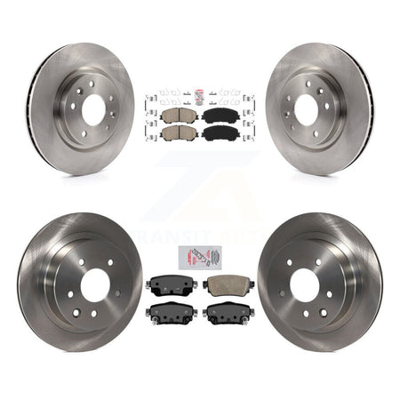 Front Rear Ceramic Pad Brake Rotor Kit For Nissan Rogue Sport With Electric Parking K8A-102574