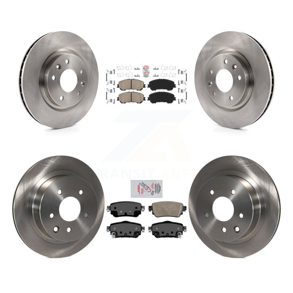 Front Rear Ceramic Pad Brake Rotor Kit For Nissan Rogue Sport With Electric Parking K8A-102574