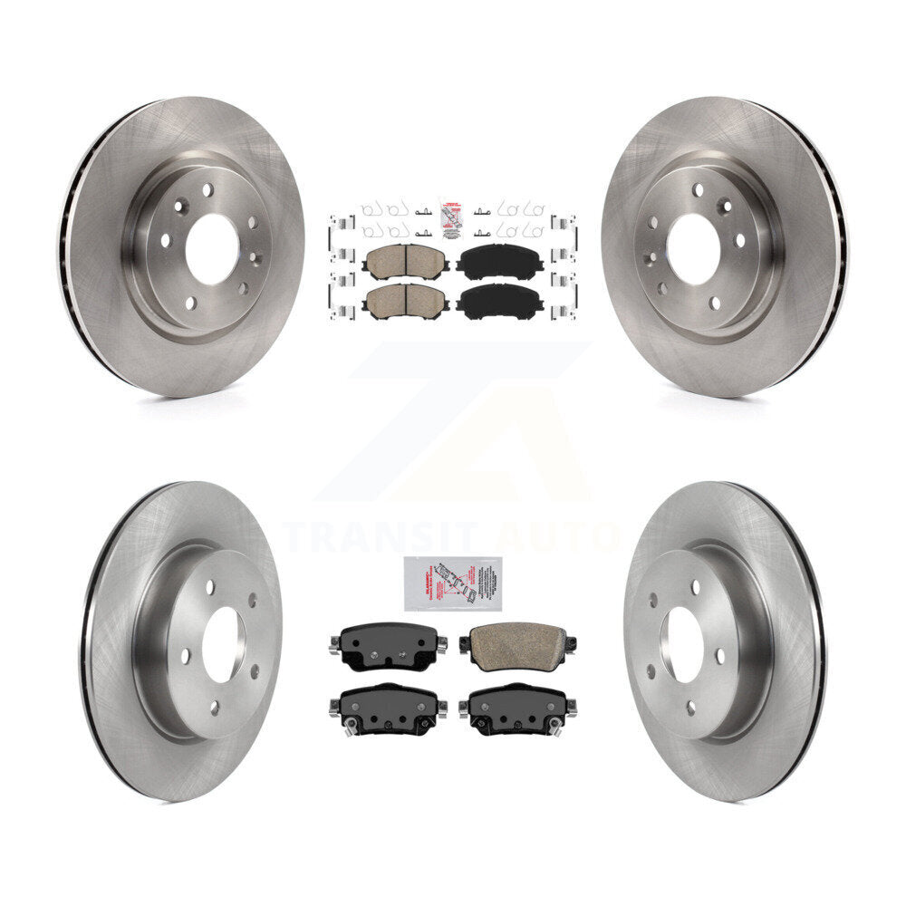 Front Rear Ceramic Pads And Disc Brake Rotors Kit For Nissan Rogue Sport Qashqai K8A-102575