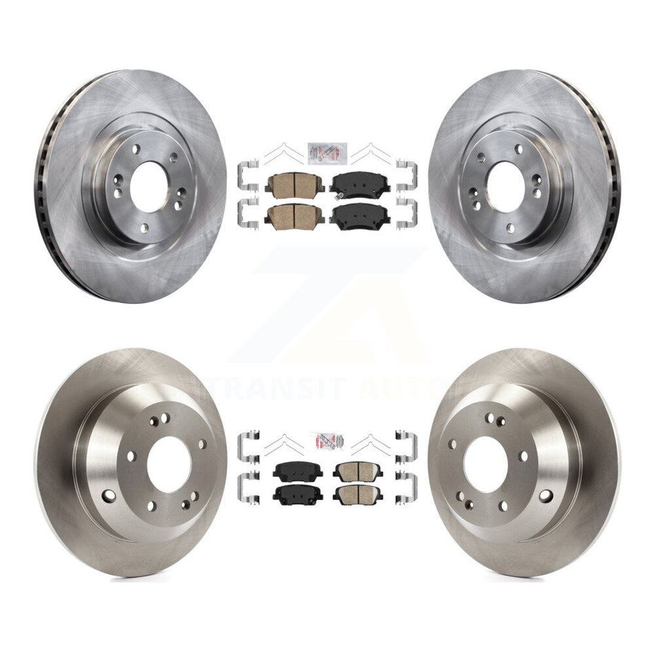 Front Rear Ceramic Pads And Disc Brake Rotors Kit For Kia Sorento Hyundai Santa Fe Sport K8A-102591