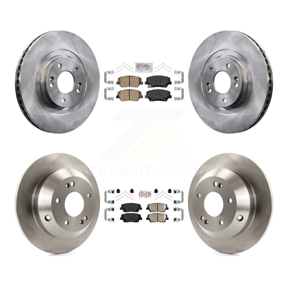 Front Rear Ceramic Pads And Disc Brake Rotors Kit For Kia Sorento Hyundai Santa Fe Sport K8A-102592