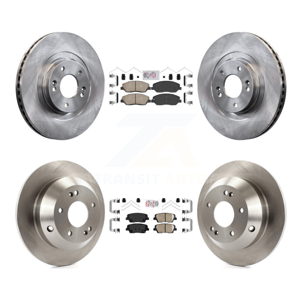 Front Rear Ceramic Pads And Disc Brake Rotors Kit For Hyundai Santa Fe XL K8A-102595
