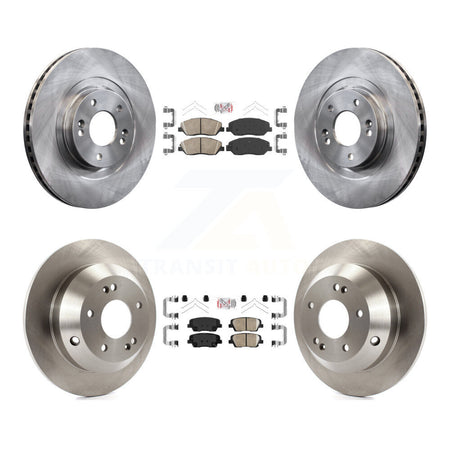 Front Rear Ceramic Pads And Disc Brake Rotors Kit For Hyundai Santa Fe XL K8A-102596