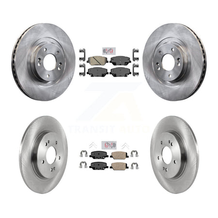 Front Rear Ceramic Pads And Disc Brake Rotors Kit For 2019-2020 Hyundai Santa Fe K8A-102597