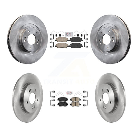 Front Rear Ceramic Pads And Disc Brake Rotors Kit For Hyundai Santa Fe K8A-102598