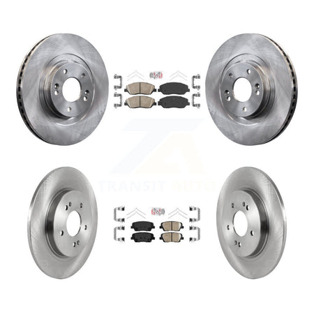 Front Rear Ceramic Pads And Disc Brake Rotors Kit For Hyundai Santa Fe K8A-102599