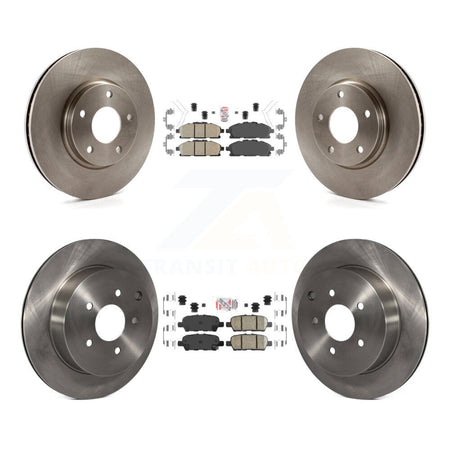 Front Rear Ceramic Pads And Disc Brake Rotors Kit For 2011-2017 Nissan Quest K8A-102601