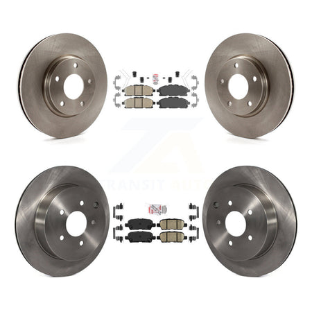 Front Rear Ceramic Pads And Disc Brake Rotors Kit For 2011-2017 Nissan Quest K8A-102602