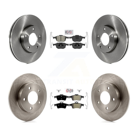 Front Rear Semi-Metallic Pads And Disc Brake Rotors Kit For Mazda 3 Sport K8A-102623