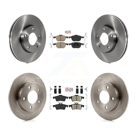 Front Rear Ceramic Pads And Disc Brake Rotors Kit For Mazda 3 Sport K8A-102627