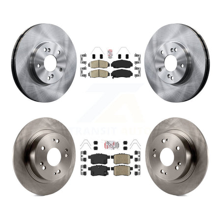 Front Rear Ceramic Pads And Disc Brake Rotors Kit For Honda Accord Acura TSX K8A-102632