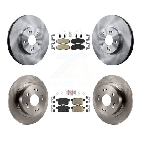 Front Rear Ceramic Pads And Disc Brake Rotors Kit For Honda Accord Acura TSX K8A-102633