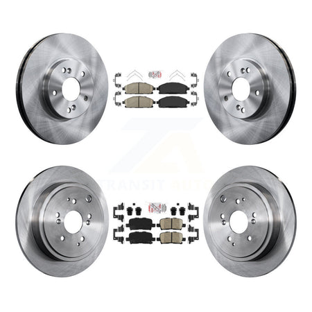 Front Rear Ceramic Pads And Disc Brake Rotors Kit For 2003-2006 Acura MDX K8A-102636