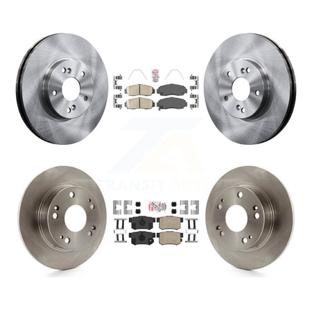 Front Rear Ceramic Pads And Disc Brake Rotors Kit For Honda Accord Acura TSX K8A-102641