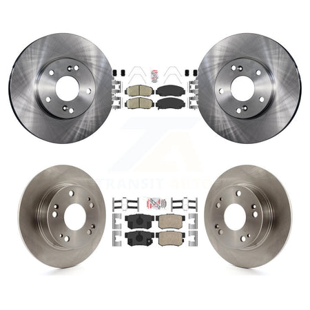 Front Rear Ceramic Pads And Disc Brake Rotors Kit For Honda Accord K8A-102642