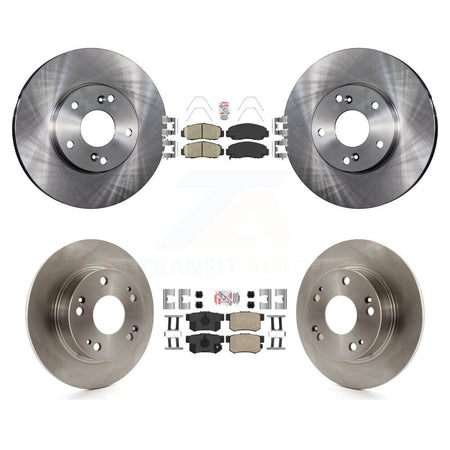 Front Rear Ceramic Pads And Disc Brake Rotors Kit For Honda Accord K8A-102645