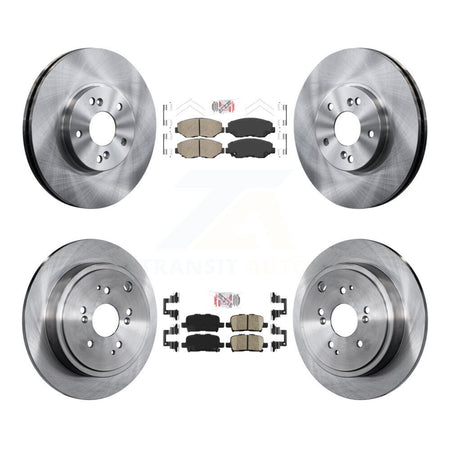 Front Rear Ceramic Pads And Disc Brake Rotors Kit For 2003-2008 Honda Pilot K8A-102651