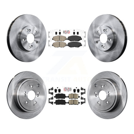 Front Rear Ceramic Pads And Disc Brake Rotors Kit For 2003-2008 Honda Pilot K8A-102652