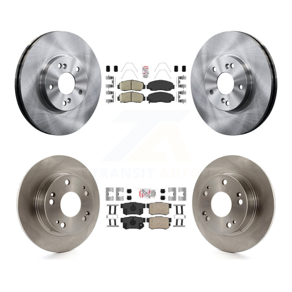 Front Rear Ceramic Pads And Disc Brake Rotors Kit For Honda Accord K8A-102659