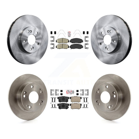 Front Rear Ceramic Pads And Disc Brake Rotors Kit For Honda Accord K8A-102659