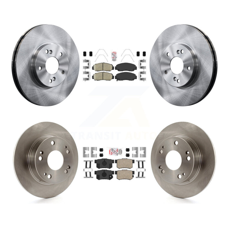Front Rear Ceramic Pads And Disc Brake Rotors Kit For Honda Accord K8A-102659