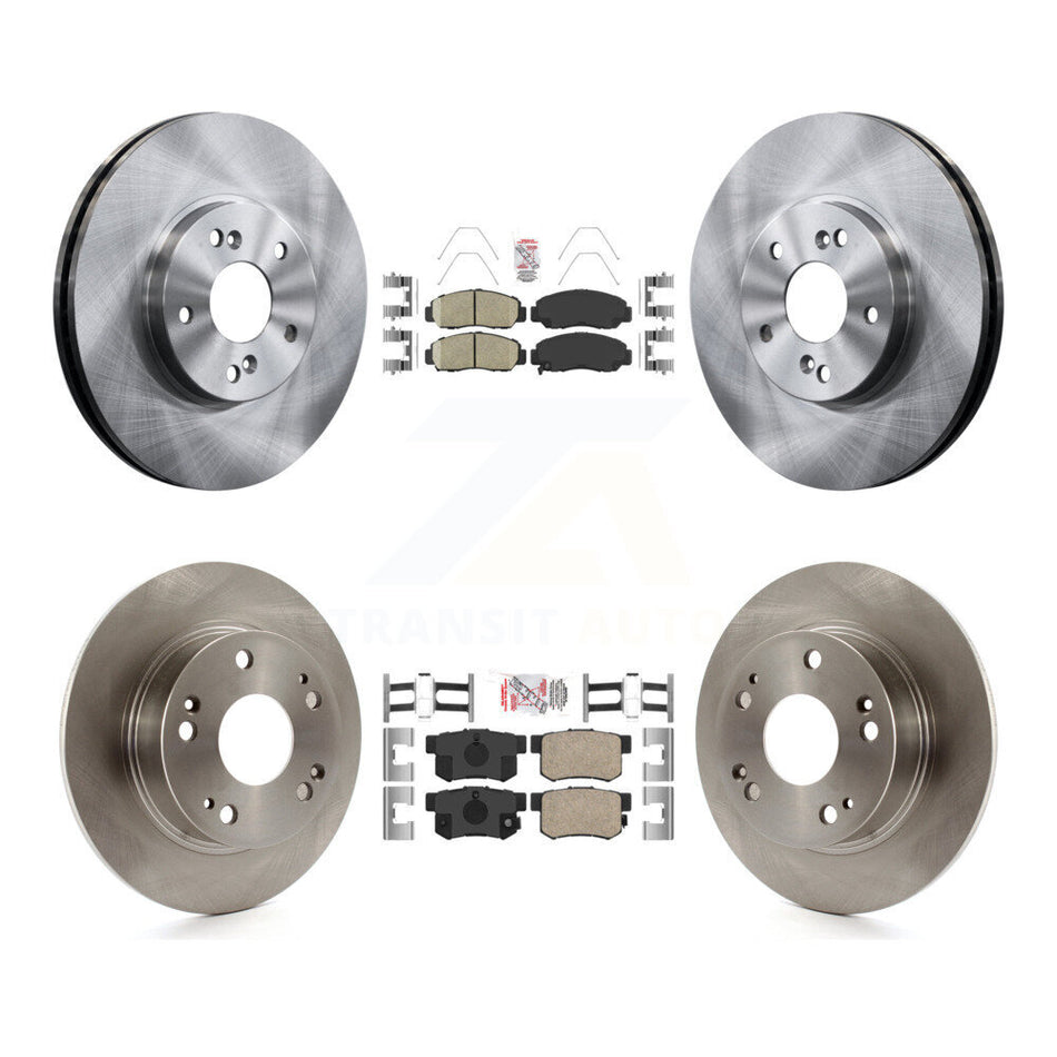 Front Rear Ceramic Pads And Disc Brake Rotors Kit For Honda Accord K8A-102662