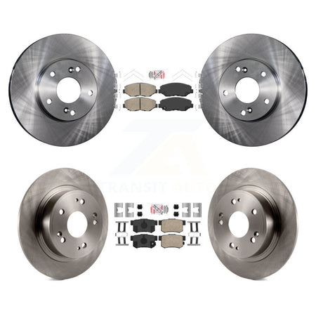 Front Rear Ceramic Pad & Brake Rotor Kit For Honda Accord With 282mm Diameter K8A-102667
