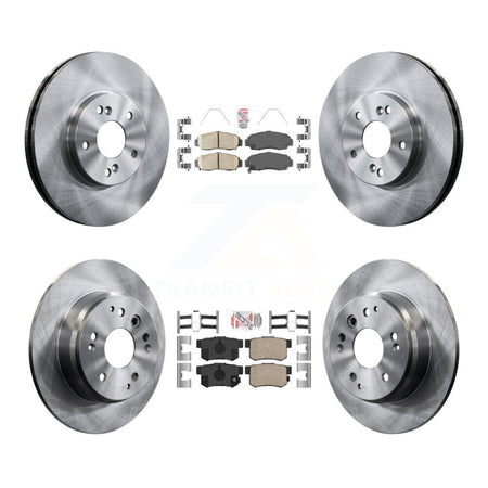 Front Rear Ceramic Pads And Disc Brake Rotors Kit For Acura TL K8A-102674