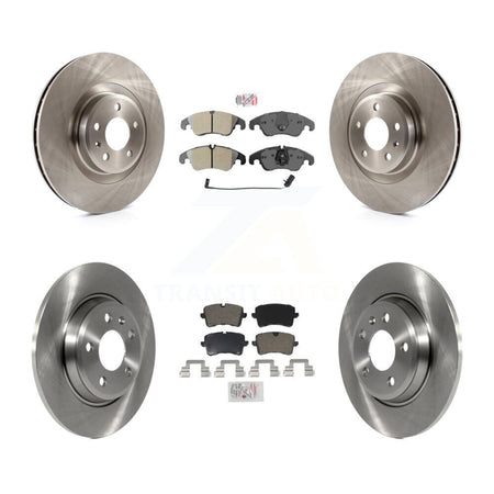 Front Rear Semi-Metallic Pad Brake Rotors Kit For Audi A6 With 345mm Diameter Rotor K8A-102684