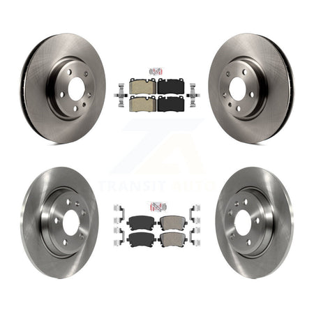 Front Rear Semi-Metallic Pads And Disc Brake Rotors Kit For 2016 Audi Q5 FLEX engine K8A-102685