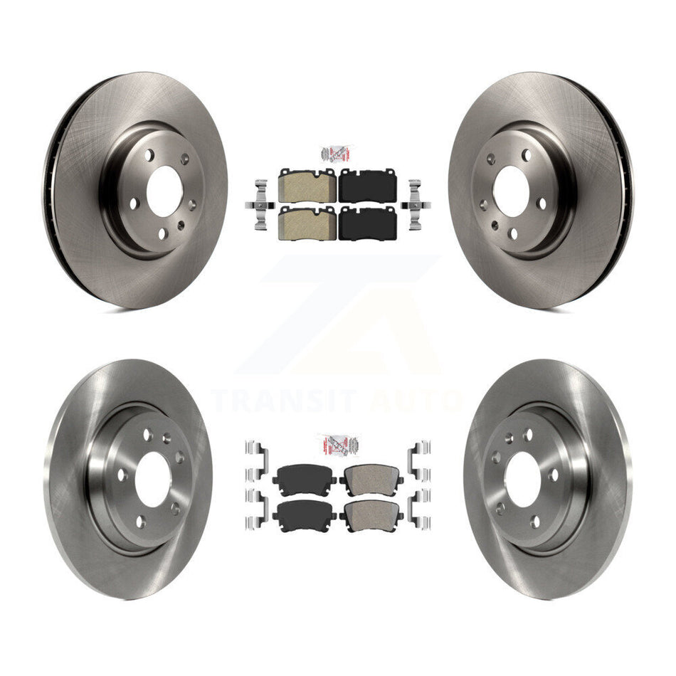 Front Rear Semi-Metallic Pads And Disc Brake Rotors Kit For 2016 Audi Q5 FLEX engine K8A-102685